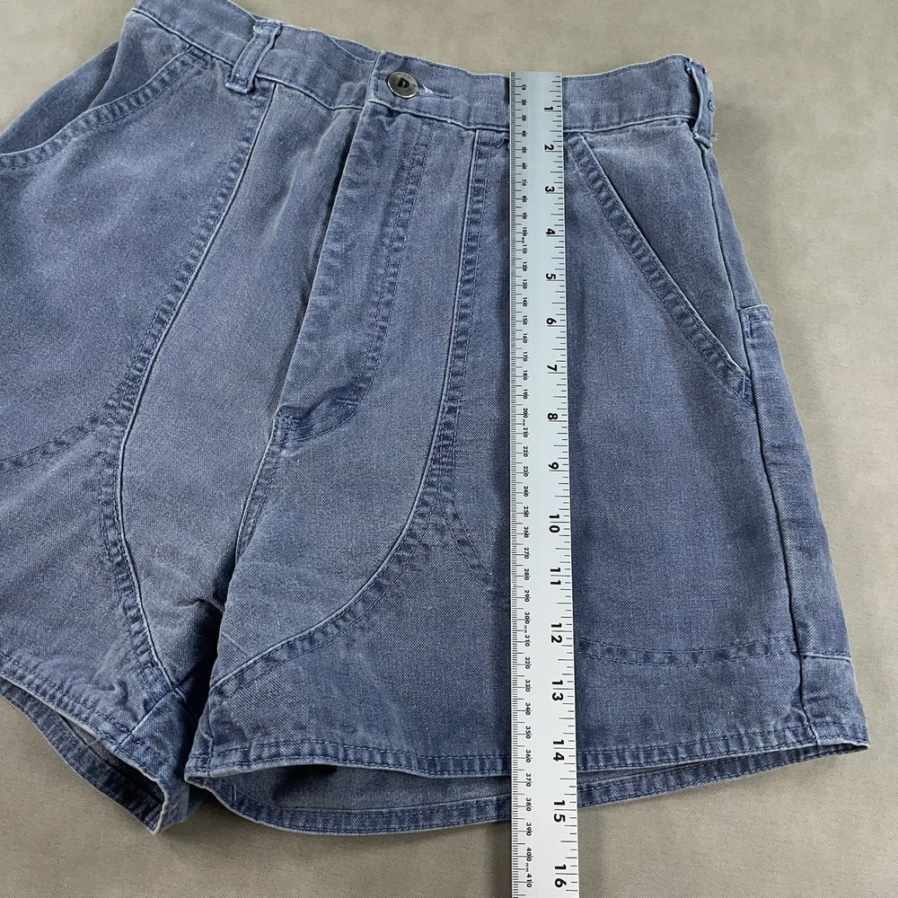 Vtg 80s Patagonia Canvas Hiking Shorts‎ Womens 10 26 High Rise 3" Stand Up *READ - Picture 6 of 11